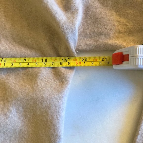 BCBG Max Azria Florinda crossover merino wool sweater (beige / camel / tan) S - Picture 8 of 11